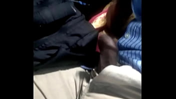 Aunty’s Wet Pussy On The Bus